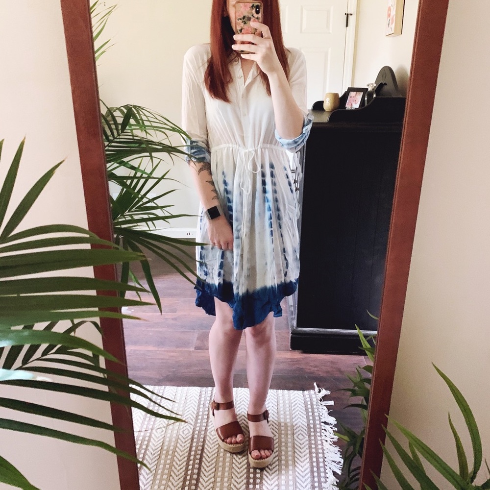 Boho Dip-Dyed Dress